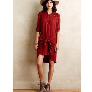 Anthro Button-down Shirtdress (Nursing Friendly!)